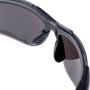 Golden Scute Protective UV Protection Safety Glasses with Anti-Fog/Anti-Scratch Coating, Dust Goggle Clear Impact Resistant Splash-Proof Wrap-Around Lens for Cycling, Driving,Fishing3 Pairs (Black)