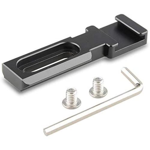 CAMVATE Cold Shoe Mount with NATO Rail Adapter for Monitor LED Light Microphone