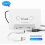 Elook Car Cassette Aux Adapter Kit, with A Smartphone to 3.5 mm Headphone Jack Adapter for Car, Phone, MP3 ect. White Elook Car Cassette Aux Adapter Kit, with A Smartphone to 3.5 mm Headphone Jack Adapter for Car, Phone, MP3 ect. White