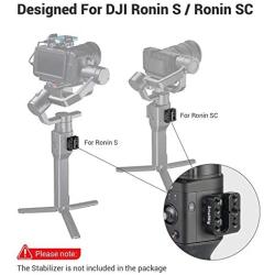 SMALLRIG Monitor Mount Holder for DJI Ronin S & Ronin SC Gimbal Accessories Mounting Plate, w/ 1/4” Thread 3/8” Locating Hole NATO Rail for Magic Arm Handle - 2214