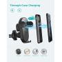 LETSCOM Wireless Car Charger,15W Qi Fast Charging Car Mount Charger Auto-Clamping Smart Positioning Air Vent Phone Holder Compatible with iPhone11/11Pro/11Pro Max/XS/XR/X/8/8+,SamsungS10/S10+/S9/S8