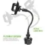Cellet Smart Phone Cup Holder Mount, Automobile Cradle Compatible with Apple iPhone Xs Max XR 8 Plus, Galaxy S10 S10e S10Plus, S9 S9Plus Note 9, Motorola Moto g6 Play e5, Pixel 3 XL, 3a (Goose Neck)