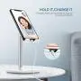 UGREEN Cell Phone Stand Desk Holder Compatible for iPhone 11 Pro Max SE XS XR 8 Plus 6 7, Samsung Galaxy S20 S10 S9 S8 Note 9 8 S7 S6, Google Pixel 4 XL, LG V40 V30 G7 Smartphone, Adjustable (White) UGREEN Cell Phone Stand Desk Holder Compatible for iPhone 11 Pro Max SE XS XR 8 Plus 6 7, Samsung Galaxy S20 S10 S9 S8 Note 9 8 S7 S6, Google Pixel 4 XL, LG V40 V30 G7 Smartphone, Adjustable (White)