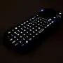 Fosmon Mini Bluetooth Keyboard (QWERTY Keypad), Wireless Portable Lightweight with built-in Touchpad, works with Apple TV, PS4, Smartphones and more