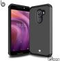 BELTRON Jitterbug Smart2 Case, Slim Protective Phone Cover, Dual Layer Protection Hybrid Rugged Case Case for Jitterbug Smart 2 Easy-to-Use 5.5” Smartphone for Seniors by GreatCall (Gunmetal Grey)