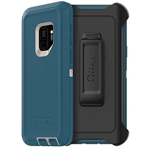 OtterBox DEFENDER SERIES Case for Samsung Galaxy S9 - Frustration Free Packaging - BIG SUR (PALE BEIGE/CORSAIR)