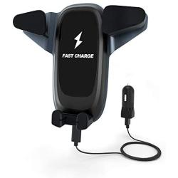 Wireless Car Charger, ZeaLife Auto-Clamping Car Mount Phone Holder 10W Qi Wireless Fast Charger for iPhone 11/11 Pro/11 Pro Max/Xs MAX/XS/XR/X/8/8+,Samsung S10/S10+/S9/S9+/S8/S8+