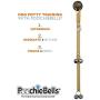 PoochieBells The Original& Trusted Dog Housetraining Doorbell.Potty DogBells to Housetrain & Communicate WithYourDog :Handcrafted in USA Since 2005 : Endorsed by Pet Industry Professionals : Easy 95% Success Rate: Potty Training Instructions Inclu