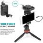 Movo Wireless Smartphone Video Kit with Tripod, Grip Rig, Wireless Lavalier Microphone, LED Light, Lightning, USB Type C Dongles - Compatible with iPhone, Android, Samsung Galaxy, Pixel, Moto, and HTC Movo Wireless Smartphone Video Kit with Tripod, Grip Rig, Wireless Lavalier Microphone, LED Light, Lightning, USB Type C Dongles - Compatible with iPhone, Android, Samsung Galaxy, Pixel, Moto, and HTC