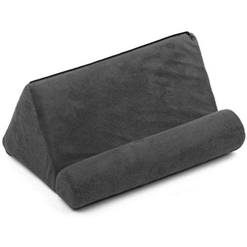 Cellorizing Soft Pillow Lap Stand for iPads, Tablets, eReaders, Smartphones, Books, Magazines (Grey)