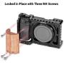 SMALLRIG Wooden Handgrip for Sony Alpha a6000/a6300/a6500 Mirrorless Digital Camera Cage 1889 Cage 1661-1970