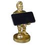 Exquisite Gaming Cable Guys - Eu Futbal &quotGolden Balls" Soccer Player Charging Phone and Controller Holder - Electronic Games