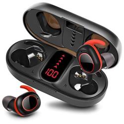 pendali Wireless Earbuds Bluetooth 5.1, IPX7 Waterproof Earbuds TWS Stereo Headphones with Portable Charging Case, LED Battery Display, Touch Control, in-Ear Earphones Headset for Sport/Travel/Gym