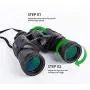12x50 HD Full Size Binoculars for Adults Shockproof Resistant Includes Smartphone Adapter Universal Tripod Carrying Bag & Strap Great for Bird Watching Hunting Stargazing Sporting & Sightseeing 12x50 HD Full Size Binoculars for Adults Shockproof Resistant Includes Smartphone Adapter Universal Tripod Carrying Bag & Strap Great for Bird Watching Hunting Stargazing Sporting & Sightseeing