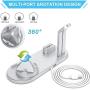 Kertxin Wireless Charger,4 in 1 Charging Station with USB Charging for Apple Watch 5 4 3 2 1,AirPods Pro/2/1,iPhone 11/11 Pro Max/XR/XS Max/XS/X/8/8P
