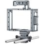 Sevenoak SK-C03 Aluminum Camera Cage with Top Handle, HDMI Adapter, and 15mm Rail System with Quick-Release Base - Universal Design fits DSLR Cameras with and Without Battery Grip
