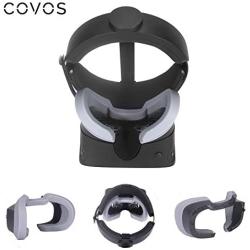 Covos VR Face Pad for Oculus Rift S Silicone Eye Cover, Rift S VR Cover Sweatproof Waterproof Lightproof Anti-Dirty Oculus Rift S Accessory