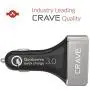 Crave CarHub 54W 4 Port USB Car Charger, Qualcomm Quick Charge 3.0 - Black Crave CarHub 54W 4 Port USB Car Charger, Qualcomm Quick Charge 3.0 - Black