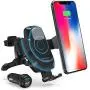 RAVPower Wireless Qi Fast Charger 7.5W/ 10 W Car Mount Kit, Automatic Phone Holder Air Vent, Compatible with iPhone XR XS Max X 8 Plus Galaxy S9 S8 Note 9 8 5 and & Qi-Enabled Device