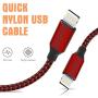 iPhone Charger,YEFOOT MFi Certified Lightning Cable 5PACK 6FT Nylon Woven USB Charging Cable with Metal Connector Compatible iPhone 11/Pro/Xs Max/X/8/7/Plus/6S/6/SE/5S iPad-Black&Red