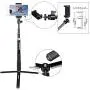 Smatree Telescoping Selfie Stick with Tripod Stand Compatible for GoPro Hero 8/7/6/5/4/3+/3/Session/GOPRO Hero (2018)/Cameras,DJI OSMO Action,Ricoh Theta S/V,Compact Cameras and Cell Phones