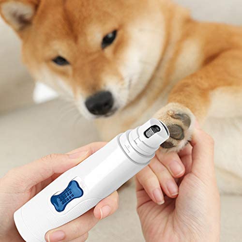 OWNPETS Pet Nail Grinder, Premium Pet Nail File Gentle Paws Nail Grooming Trimmer Clipper for Dogs, Cats, Hamsters, Rabbits and Birds (More Suitable for Medium and Small Pets)