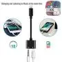 [Apple MFi Certified] Lightning to 3.5 mm Headphone Adapter Dual Ports Dongle Charger Jack&AUX Audio 3.5 mm Earphone Accessory,for iPhone 11/11 Pro/X/8,7 Plus/8 Plug and Play Support All iOS System