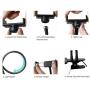 Cliusnra Flexible Selfie Ring Light: 3.5" Cell Phone Stand Desk Live Streaming Video Camera Laptop Computer Lamp Makeup Led Black Adjustable Arm Night Round Fill Dimmable Mount Stick Holder Clip USB