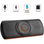 Aigoss Bluetooth Car Speakerphone for Cell Phone, Wireless Car Speaker Kit Music Player with 2 Phones Connection Simultaneous, Support Siri/Google Assistant/TF Card