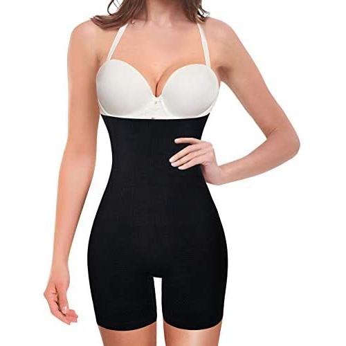 Nebility Women Waist Trainer Shapewear Tummy Control Body Shaper Shorts Hi-Waist Butt Lifter Thigh Slimmer