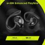 HolyHigh Wireless Earbuds, Wireless Sports Headphones Waterproof IPX7 Bluetooth 5.0 36H Enhanced Playtime Auto On/Off/Pairing Bluetooth Earphones Over Ear Hi-Fi Stereo for Gym Fitness