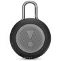 JBL Clip 3 Portable IPX7 Waterproof Wireless Bluetooth Speaker with Built-in Carabiner, Noise-Canceling Speakerphone and Microphone, Black (Renewed)