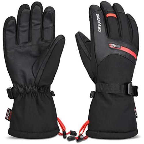 Yobenki -40℉ Ski Gloves Waterproof Winter Gloves Snowboarding Gloves 3M Thinsulate