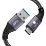 [Upgrade] USB Type C Cable Up to 10Gbps, 2-Pack 3A Fast Charging Sync Data Cord, CONMDEX USB-C 3.1 Gen 2 to USB-A Transfer Charger Cable Compatible with Samsung Galaxy S10/S9/S8 Note 9/8, 3.3FT