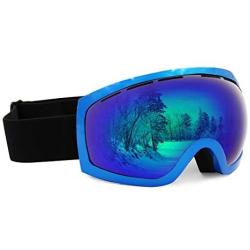 EXP VISION Snowboard Ski Goggles for Men Women, Polarized Ski Goggles UV Protection Anti Fog OTG Snow Winter Goggles for Skiing, Skating, Outdoor Sport