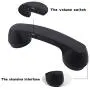 Aoile Wireless Retro Telephone Handset Radiation-Proof Handset Receivers Headphones for Mobile Phone Black Aoile Wireless Retro Telephone Handset Radiation-Proof Handset Receivers Headphones for Mobile Phone Black