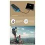 myCharge Adventure Camping Portable Charger Power Bank 3350 mAh Rugged Outdoor External Battery Pack with Carabiner Clip - USB Accessories, Bluetooth Speaker, Cell Phone (iPhone, Android for Samsung)