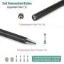 Universal Disc Stylus Pens, 2 in 1 Capacitive Stylist Pens for All Capacitive Touch Screens Cell Phones, iPad, Tablet, Laptops with 6 Replacement Tips by Molichang (2 Pcs) (Black/Black) Universal Disc Stylus Pens, 2 in 1 Capacitive Stylist Pens for All Capacitive Touch Screens Cell Phones, iPad, Tablet, Laptops with 6 Replacement Tips by Molichang (2 Pcs) (Black/Black)