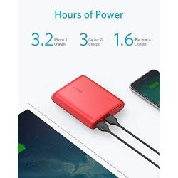 Anker PowerCore 13000, Compact 13000mAh 2-Port Ultra-Portable Phone Charger Power Bank with PowerIQ and VoltageBoost Technology for iPhone, iPad, Samsung Galaxy (Red)