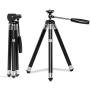 KODAK PhotoGear 42” Tripod | 8-Section Aluminum Stainless Steel Tripod w/Bluetooth Remote, Telescoping Leg-Lock Height Adjustment, 360° Ball Head, Rubber Feet, Smartphone Adapter E-Guide & Carry Case