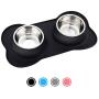 URPOWER Dog Bowls Stainless Steel Dog Bowl with No Spill Non-Skid Silicone Mat 53 oz Feeder Bowls Pet Bowl for Dogs Cats and Pets URPOWER Dog Bowls Stainless Steel Dog Bowl with No Spill Non-Skid Silicone Mat 53 oz Feeder Bowls Pet Bowl for Dogs Cats and Pets