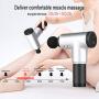 6 Speeds Massage Gun, Cordless Handheld Deep Tissue Muscle Massager, Chargeable Percussion Device Super Quiet