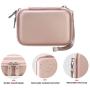 Canboc Shockproof Carrying Case for Fujifilm Instax Mini Link Smartphone Printer & INSTAX Share SP-2 Smart Phone Printer | Storage Travel Bag Portable Fits USB Cable & Mini Instant Film, Rose Gold