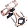 Enrilior Bicycle Aluminium Alloy Mobile Phone Holder Bracket Bike Cycling Accessory(Golden)