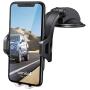 Dashboard Car Phone Mount - Lamicall Dash Mount Cell Phone Holder Stand for Car with Strong Suction Cup, Compatible with iPhone 11 Pro Xs Max XR X 8 7 6 Plus, 4-6.5 Phones