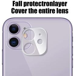 [ 2 Pack] UniqueMe Camera Lens Protector for iPhone 11 Tempered Glass, Easy Install 9H Hardness Bubble Free