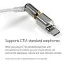DD ddHiFi TC35B USB Type-C USB-C to 3.5mm Headphone Jack Adapter, USB CODEC ALC5686, For Android Mobile Phone Huawei Xiaomi Oppo Vivo Samsung iPad Pro, Supporting PCM 384kHz/32bit, 316 Stainless Steel