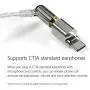 DD ddHiFi TC35B USB Type-C USB-C to 3.5mm Headphone Jack Adapter, USB CODEC ALC5686, For Android Mobile Phone Huawei Xiaomi Oppo Vivo Samsung iPad Pro, Supporting PCM 384kHz/32bit, 316 Stainless Steel