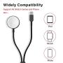 Accocam Watch Charger Cable Magnetic Updated 2 in 1 Wireless Portable Charging Cable for iWatch Series ５4 3 2 1 (3.3ft)