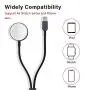 Accocam Watch Charger Cable Magnetic Updated 2 in 1 Wireless Portable Charging Cable for iWatch Series ５4 3 2 1 (3.3ft)